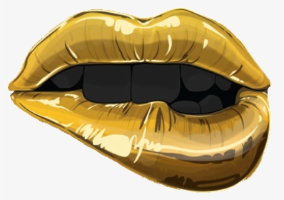 Lips Gold Transparent Kalifornia-klasss Transparent - Lips Gold Png, Png Download, Free Download