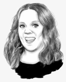 Comedians Have Long Impersonated Politicians Think - Melissa Mccarthy Black And White, HD Png Download, Free Download