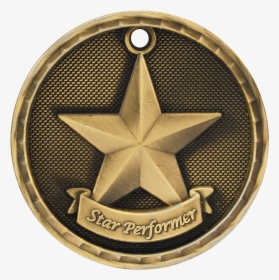 Download Star Performer 3d Medal, HD Png Download, Free Download