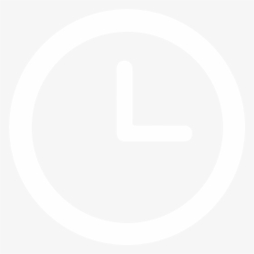 White Transparent Clock Logo Symbol - Sphero Black And White, HD Png Download, Free Download
