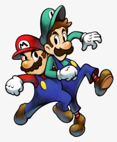 Unbeatable Duo Mario And Luigi Db Dokfanbattle Wiki - Mario And Luigi Superstar Saga Art, HD Png Download, Free Download