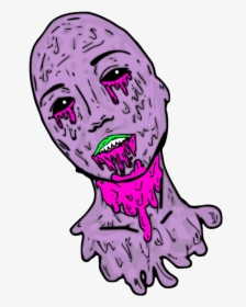 #grimeart #grime #tumblr #aesthetic #cool #art #monster - Zombie Grime Art Png, Transparent Png, Free Download