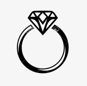 Diamond Ring Icon On Clipart Best Clip Art Collection - Icon Wedding Ring Png, Transparent Png, Free Download