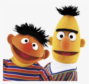 Sesame Street Bert And Ernie Heads - Brothers From Sesame Street, HD Png Download, Free Download