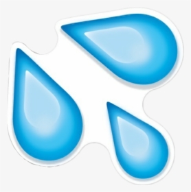 #emoji #icon #cute #overlays #tumblr - Water Emoji Sticker Png, Transparent Png, Free Download
