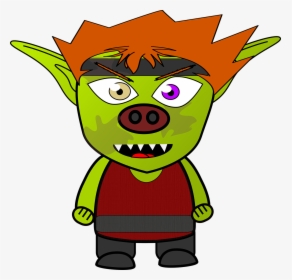 Dress-up Head Goblin Karate Free Picture - Goblin Clipart, HD Png Download, Free Download