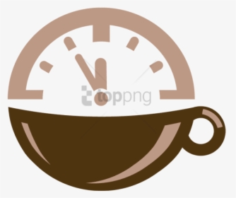 Free Png Download Coffee Clock Png Images Background - Coffee Clock Logo Png, Transparent Png, Free Download