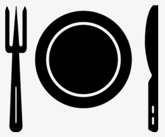 Dish, Plate With Knife Fork, Cutlery, Restaurant Icon - Circle, HD Png Download, Free Download