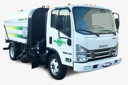 Global V4 Vacuum Air Street Sweeper - Chevy Lcf Dump Truck, HD Png Download, Free Download