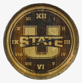 U-state Wine Barrel Clock - Emblem, HD Png Download, Free Download