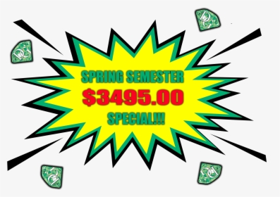 Spring Semester Special Starburst - Comic Transparent Explosion Png, Png Download, Free Download