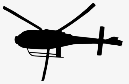 Helicopter Top View Silhouette Png - Helicopter Top View Png, Transparent Png, Free Download