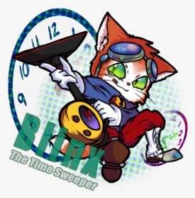 Time Kitty @jamesdg123 - Cartoon, HD Png Download, Free Download