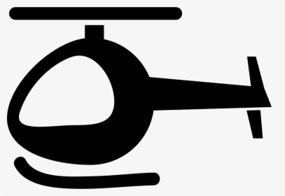 Helicopter Profile - Helicoptero Icono Png, Transparent Png, Free Download
