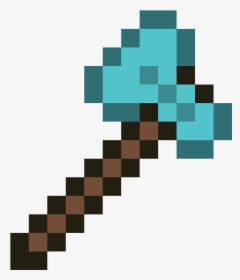 Minecraft Axe Drawing , Png Download - Minecraft Axe Png, Transparent Png, Free Download