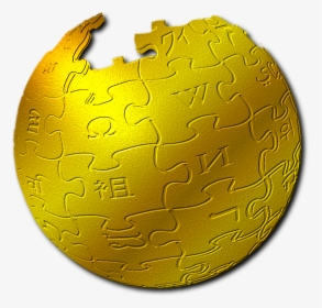 Golden Wikiglobe - Golden Png, Transparent Png, Free Download