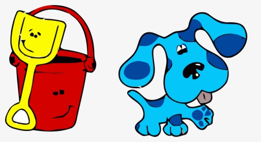Blue"s Clues Clip Art Bucket Clipart Png - Blues Clues Cartoon Dog, Transparent Png, Free Download