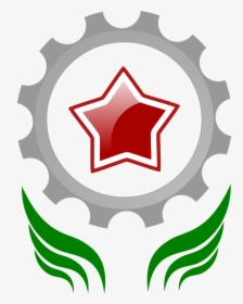 Cogwheel And Star, HD Png Download, Free Download
