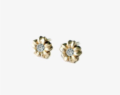 Lucky Blossom Stud Gold Diamond, HD Png Download, Free Download