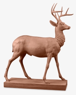 Cast Iron Stag - Elk, HD Png Download, Free Download
