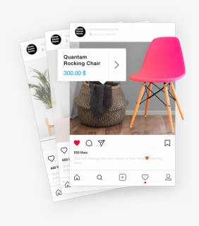 Instagramlikes - Instagram Ad Furniture, HD Png Download, Free Download