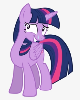 Twilight Vector Nervous - My Little Pony Twilight Sparkle Nervous, HD Png Download, Free Download