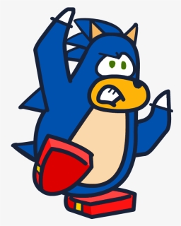Thumb Image - Club Penguin Sonic, HD Png Download, Free Download