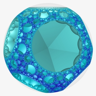 Hyperbolic Honeycomb 4 5 3 Poincare Vc - Crystal, HD Png Download, Free Download