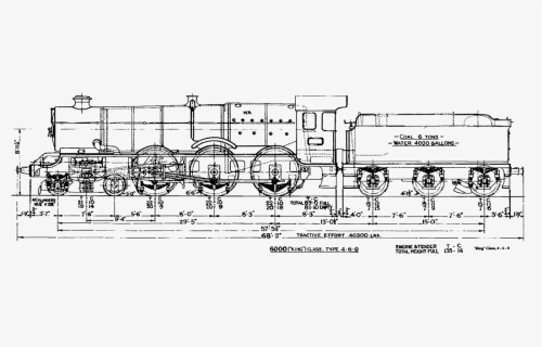 Discover No - Orient Express Train Blueprint, HD Png Download, Free Download