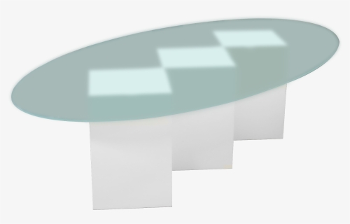 Oval Glass Dining Table, Wedding Furniture - Dining Table Glass Uae, HD Png Download, Free Download