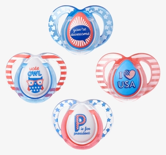 Stars And Stripes Pacifier - Badge, HD Png Download, Free Download