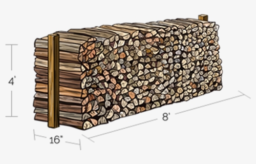 Face Cord - Full Cord Of Firewood, HD Png Download, Free Download