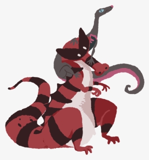 Krookodile And Salazzle, HD Png Download, Free Download