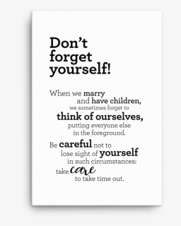 Don"t Forget Yourself - Gillette Children's Specialty Healthcare, HD Png Download, Free Download