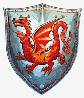 Knight Shield, Amber Dragon - Knight Dragon Shield, HD Png Download, Free Download