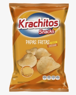 Papas Fritas Krachitos Sabor Cheddar Por Paquete De - Junk Food, HD Png Download, Free Download