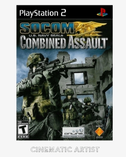 Socom Ca - Socom Us Navy Seals Combined Assault Ps2 Cover, HD Png Download, Free Download