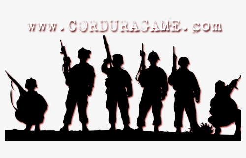 D Day Soldiers Silhouette, HD Png Download, Free Download