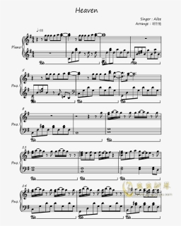 吉他谱 第1页 - Ailee Heaven Partitura Piano, HD Png Download, Free Download