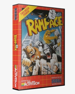 Rampage Atari 7800 Cover, HD Png Download, Free Download