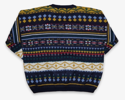 Vintage Pattern Sweatshirt Medium - Cardigan, HD Png Download, Free Download