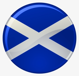Emotion On Twitter - Scotland Flag Round Png, Transparent Png, Free Download