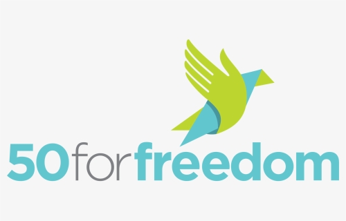 Logo 50ff - Campanha 50 For Freedom, HD Png Download, Free Download