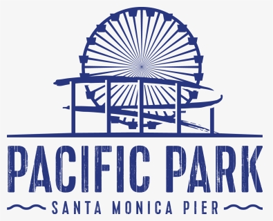 Pier Vector Santa Monica - Pacific Park Santa Monica Logo, HD Png Download, Free Download