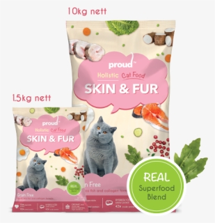 Product Holistic Cat Food Skin & Fur - Proud Cat Food Skin And Fur, HD Png Download, Free Download