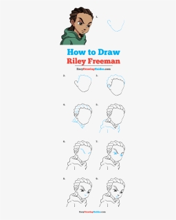 How To Draw Riley Freeman - Red Panda Drawing Step By Step, HD Png Download, Free Download