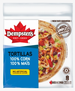 Dempster"s 100% Corn 7" - Dempster's Ancient Grain Tortilla, HD Png Download, Free Download