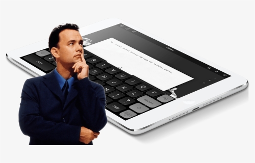 Apple Interviews Tom Hanks Via Twitter About His New - Typewriter, HD Png Download, Free Download