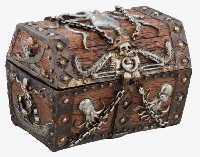 Treasure Chest Png - Epic Pirate Treasure Chest, Transparent Png, Free Download