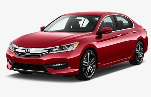 2016 Honda Accord Angular Front - 2015 Red Ford Fiesta, HD Png Download, Free Download